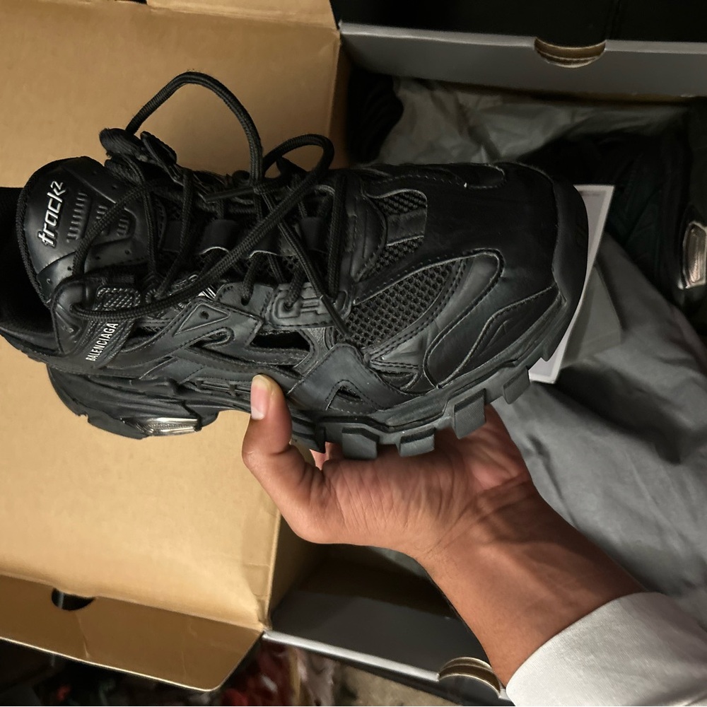 Balenciaga Black Athletic Shoes
